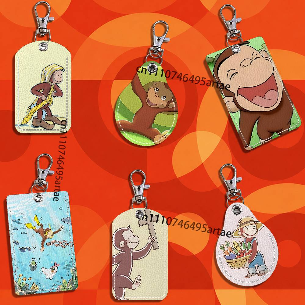 Wedding Packaging - Monkey Curious cute George Holder Card