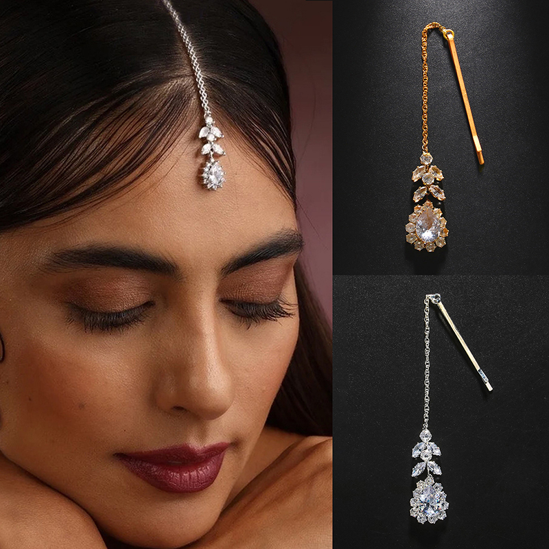 Indian Wedding Supply - Fashion Indian Bridal Forehead Chain Headwear