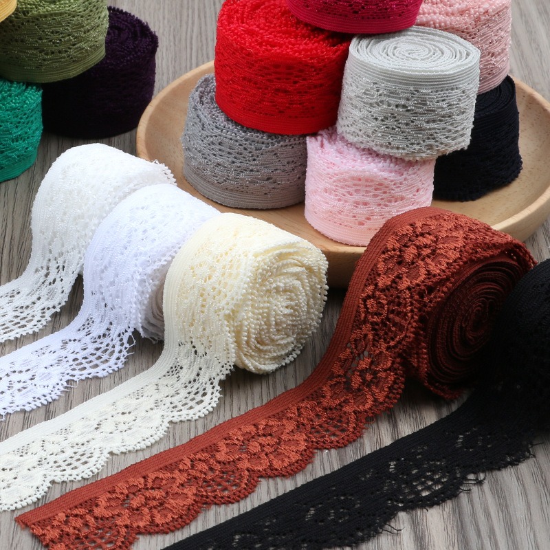 Wedding Water Supply - 1/2/5 Yard 2.5cm Wide Cotton Stretch