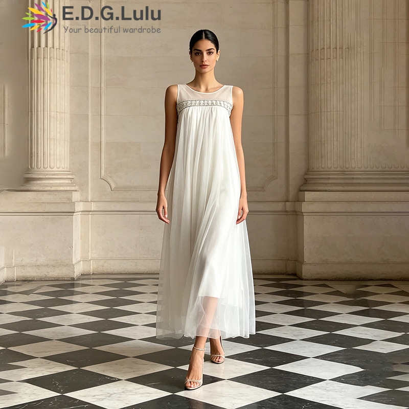 Wedding Lulu - EDGLuLu High Quality O Neck Nail