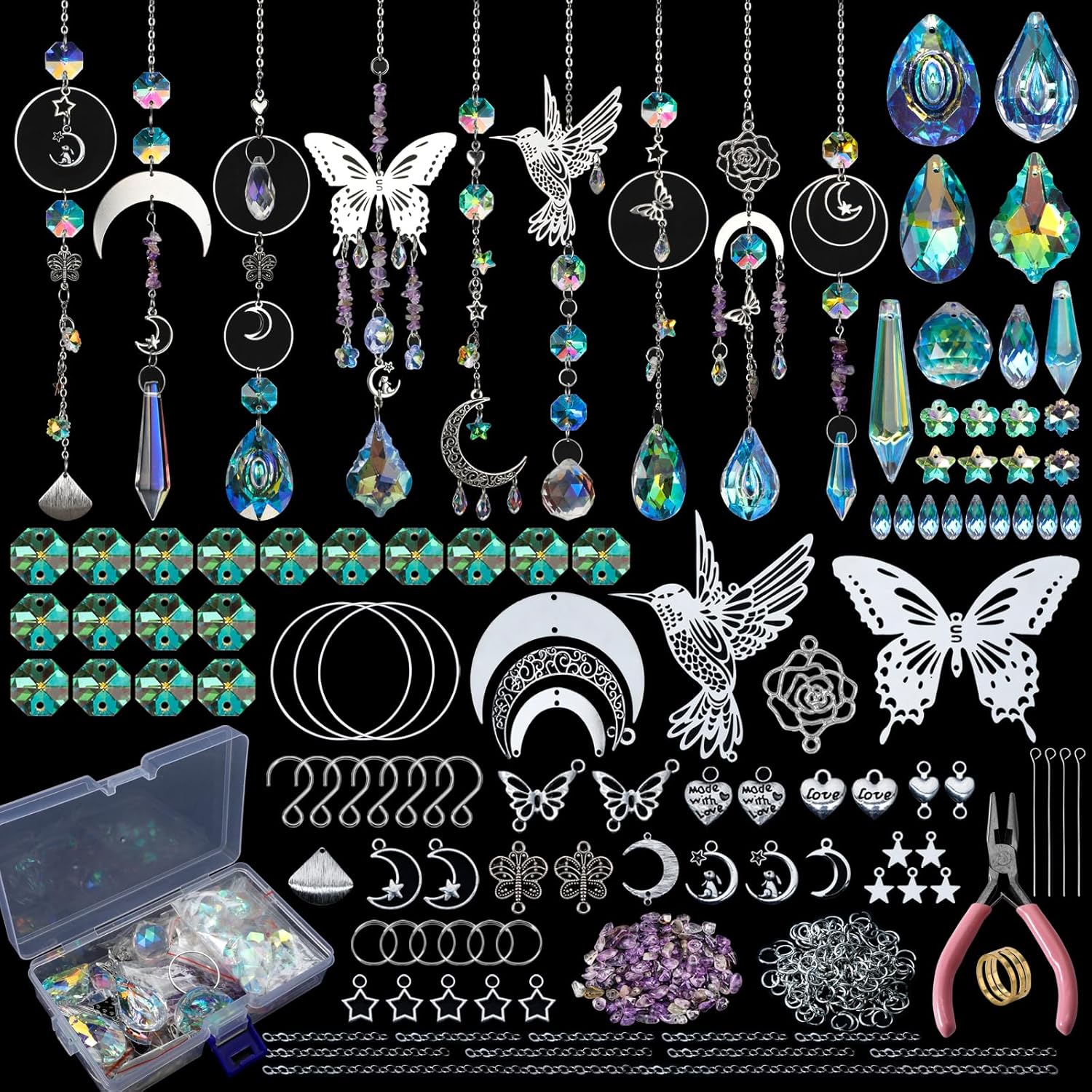 Wedding Supply Kit - DIY 400pcs SunCatchers Making Supplies Kit