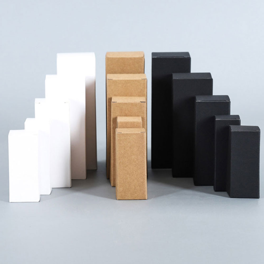 Wedding Favor Box - 100pcs Blank Kraft Handmade Soap Box