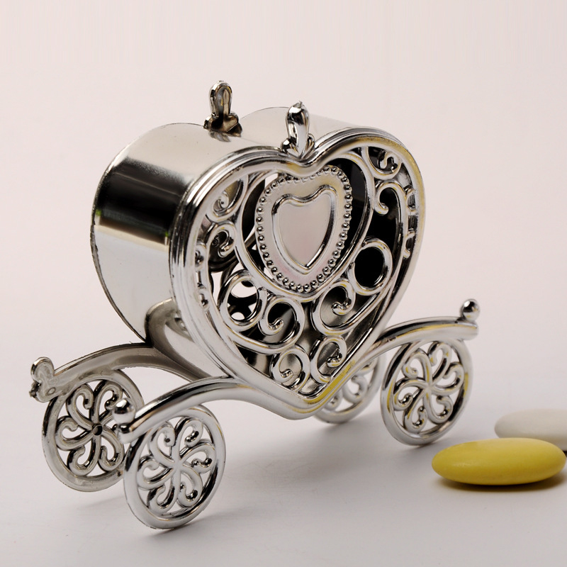 Wedding Favor Box - 1PC Creative Carriage Sweet Candy Box
