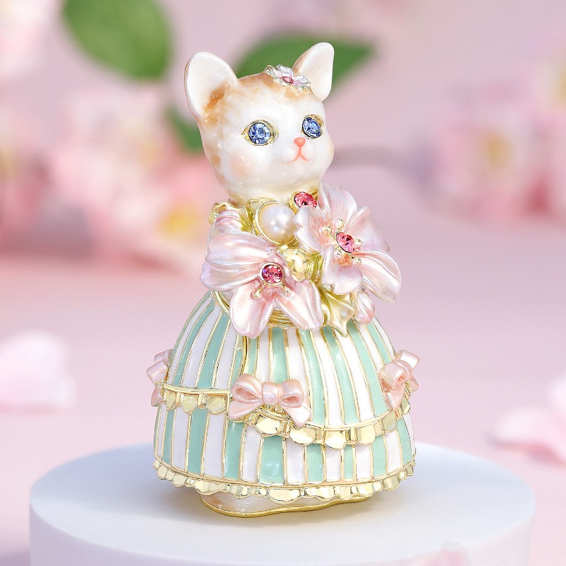 Wedding Lulu - Jewelry Box Enamel Color Creative Cherry
