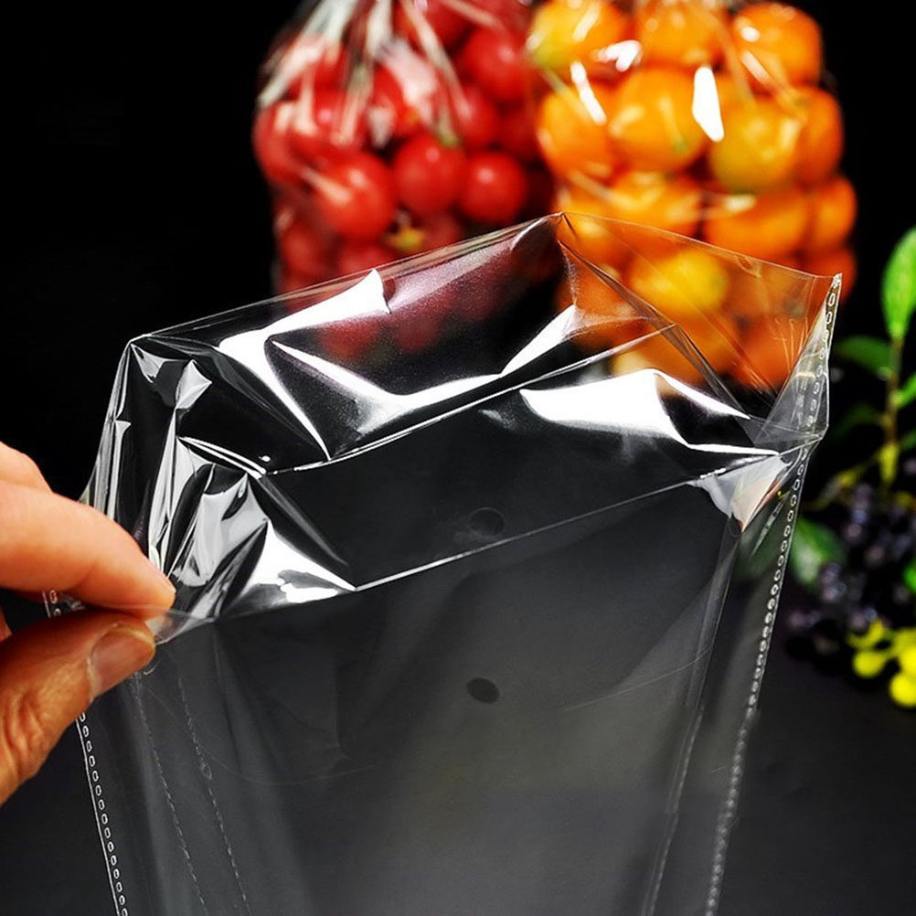 Wedding Packaging - 50Pcs Transparent Flat Pocket Bags Food