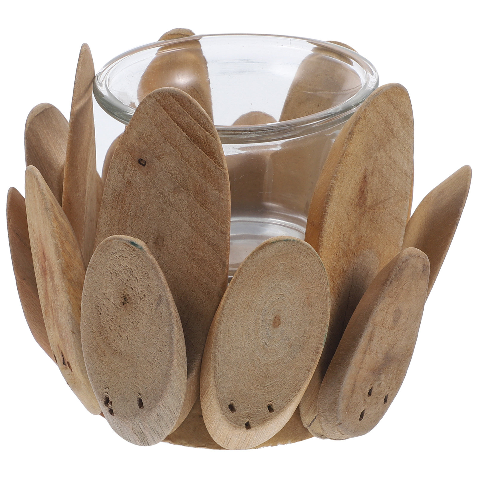 Wood Lotus Holder Countryside  - Wedding Supply Decor ulasan dan harga