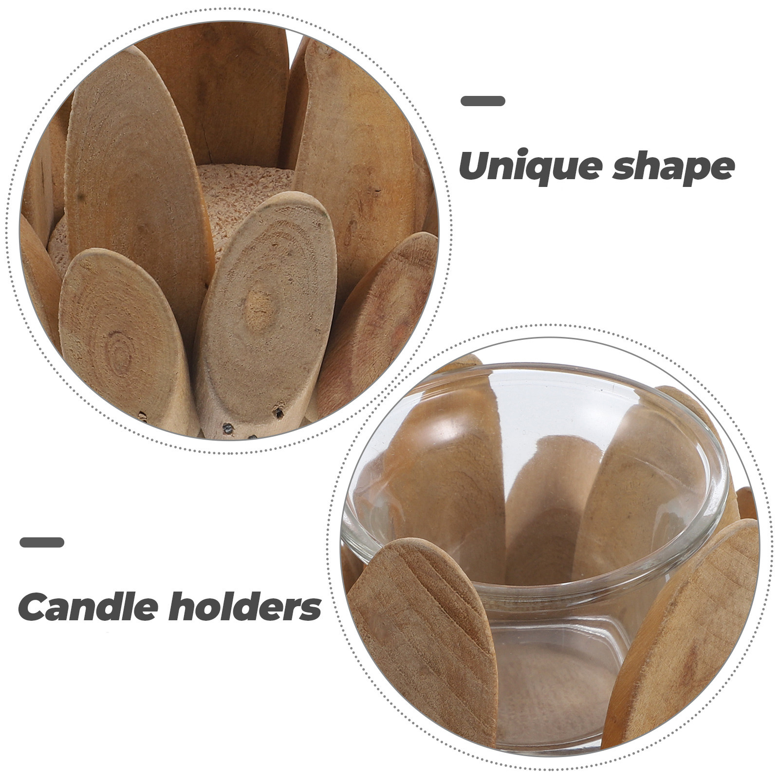 Wood Lotus Holder Countryside  - Wedding Supply Decor ulasan dan harga