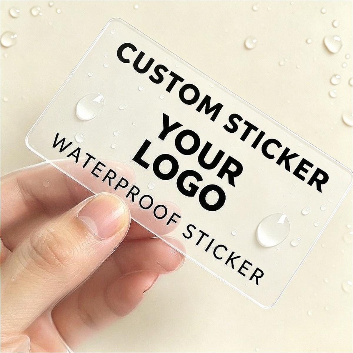 1 Custom Rectangular Text Stic - Wedding Packaging ulasan dan harga