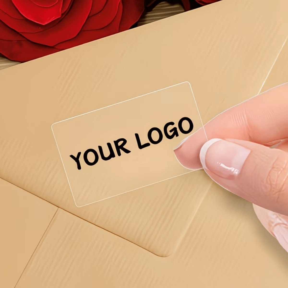 1 Custom Rectangular Text Stic - Wedding Packaging ulasan dan harga