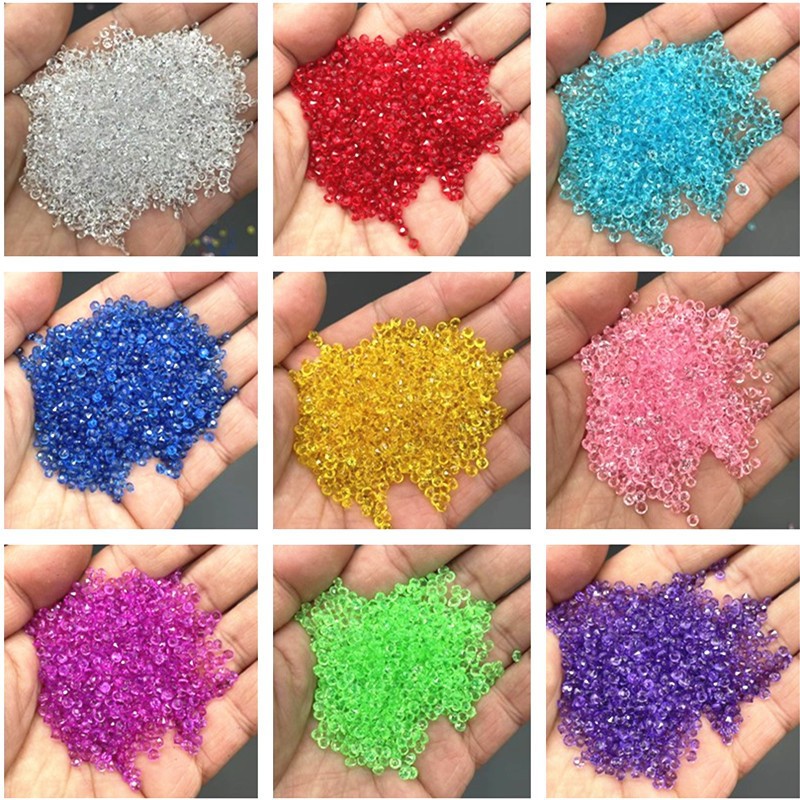 3000pcs Mini Crystal Faux Diam - Wedding Supply Decor ulasan dan harga