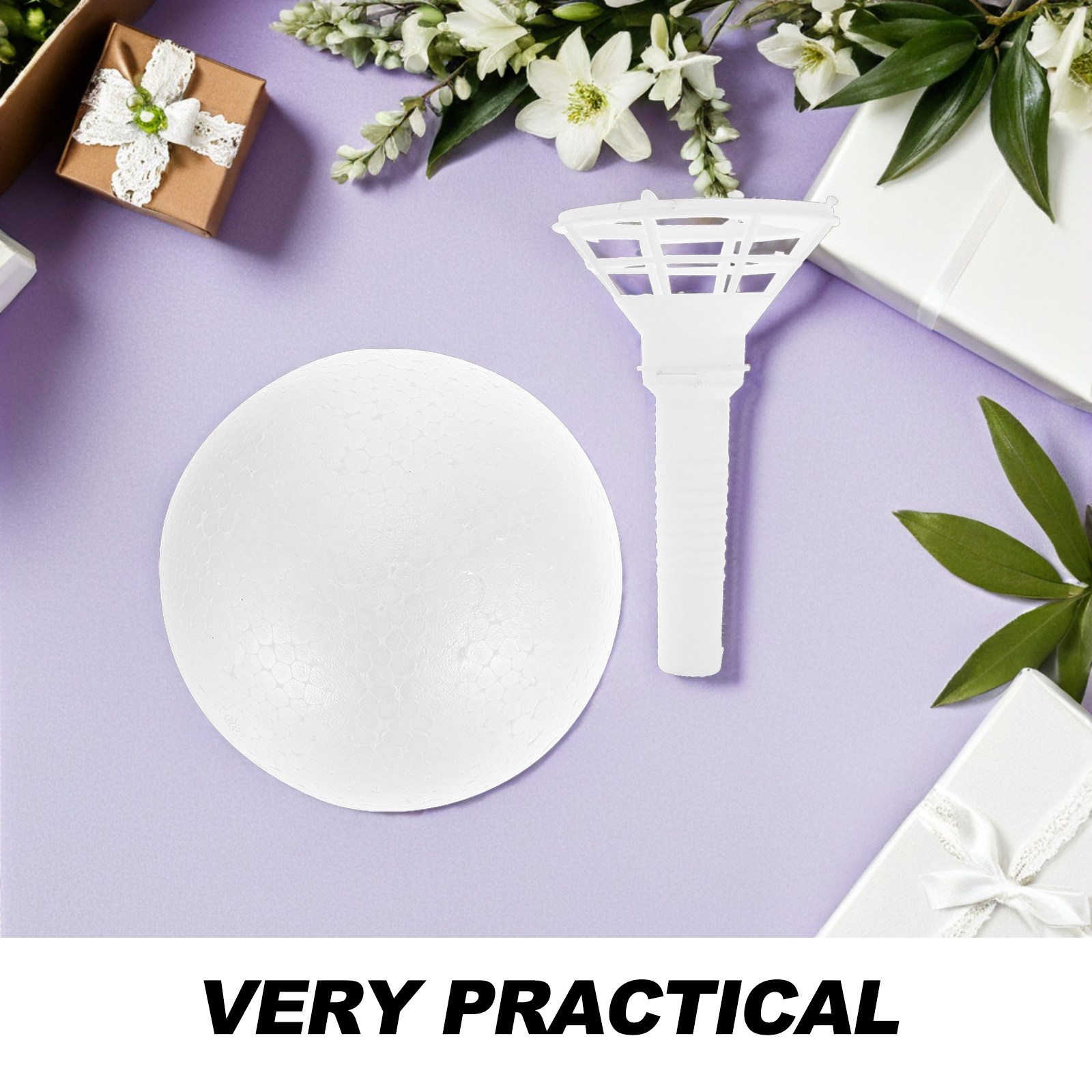 1Set Foam Bouquet Holder Brida - Wedding Supply Decor ulasan dan harga