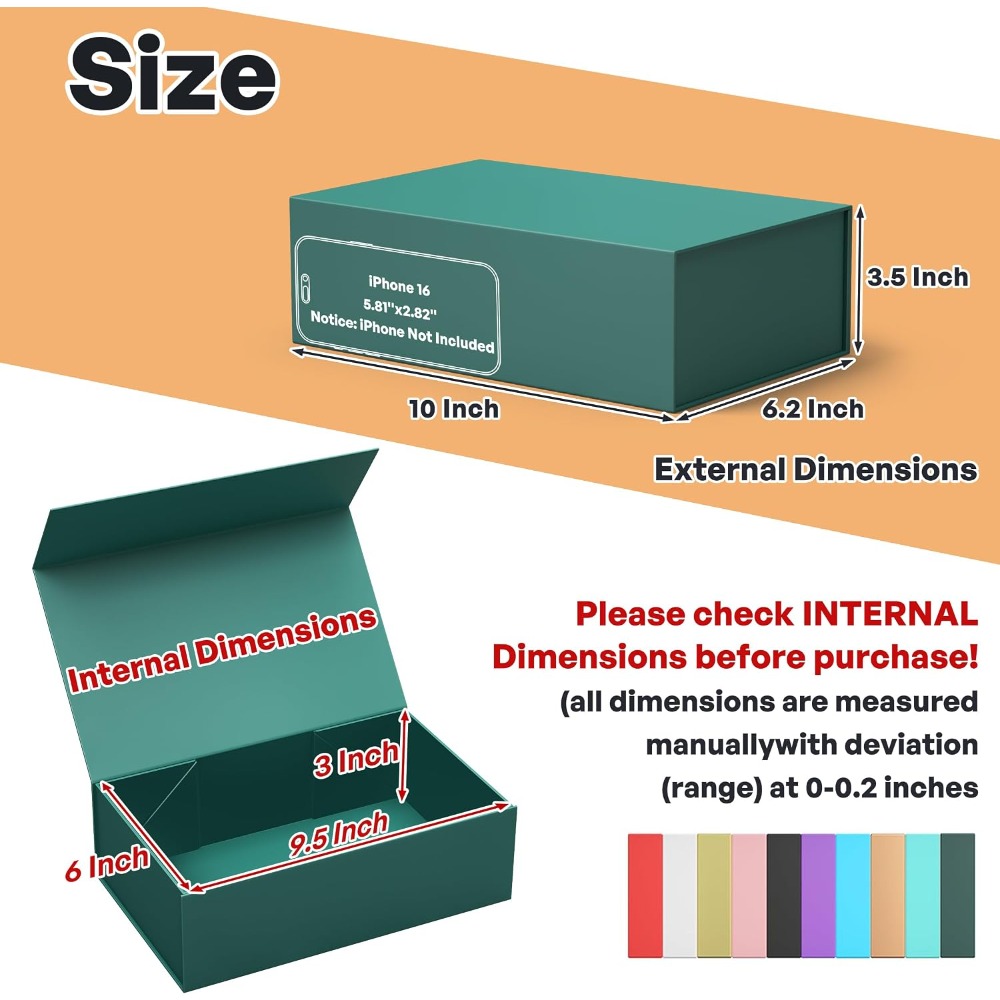 Green Gift Box with Magnetic C - Wedding Packaging ulasan dan harga
