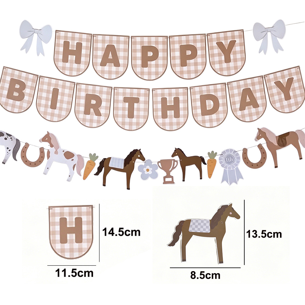 Cowboy Horse Birthday Party De - Wedding Supply Kit ulasan dan harga