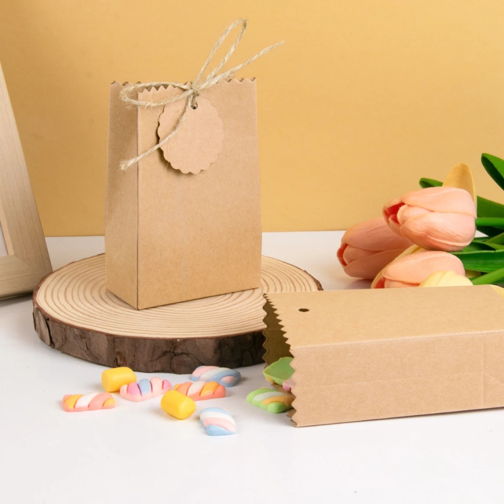 Multi-functional Retro Kraft P - Wedding Favor Box ulasan dan harga