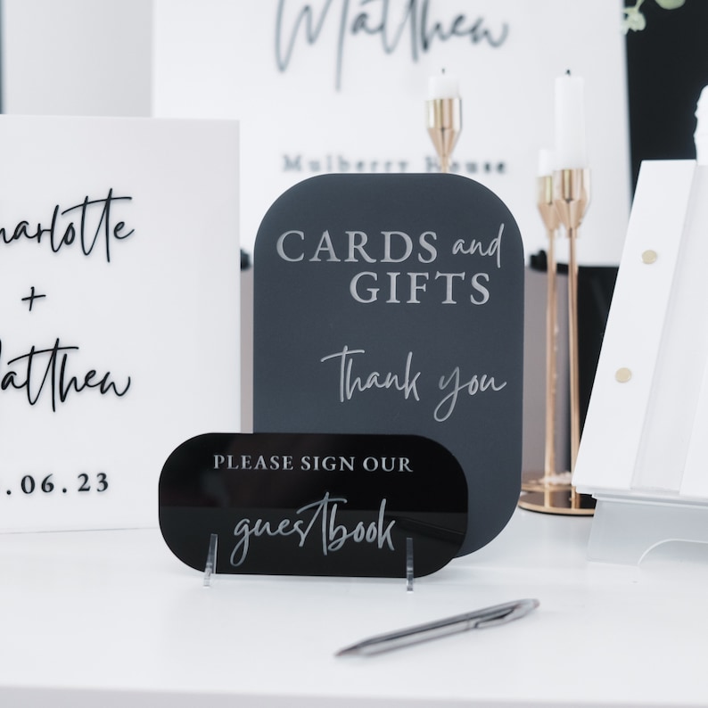 White Card Box for Wedding 3D  - Personalized Guest Book ulasan dan harga