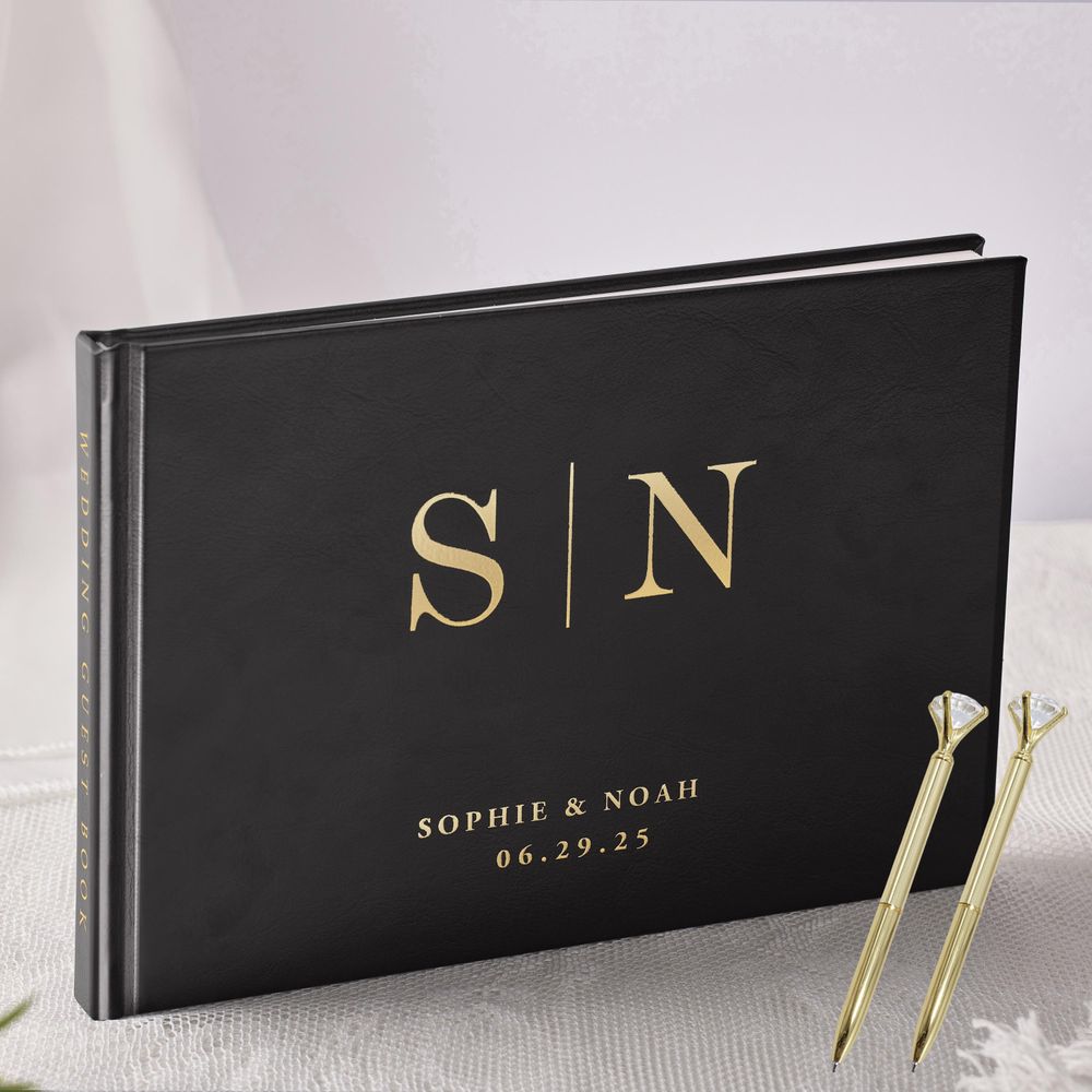 Personalized Wedding Guest Boo - Personalized Guest Book ulasan dan harga