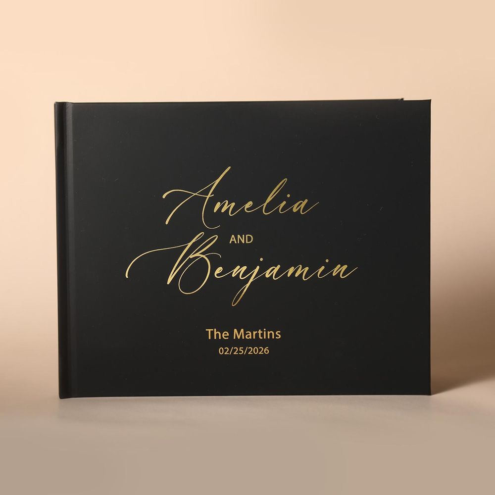 Personalized Wedding Guest Boo - Personalized Guest Book ulasan dan harga
