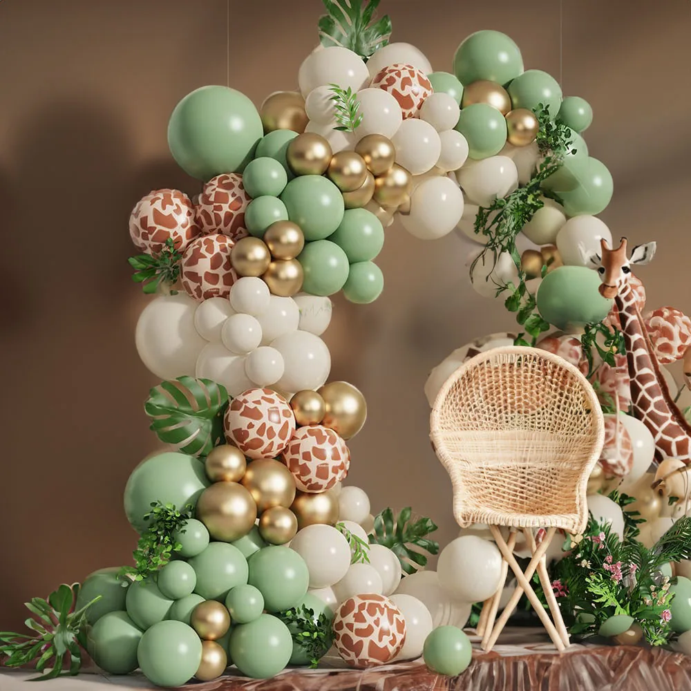 Jungle Safari Green Balloon Ga - Wedding Day Supply Kit ulasan dan harga