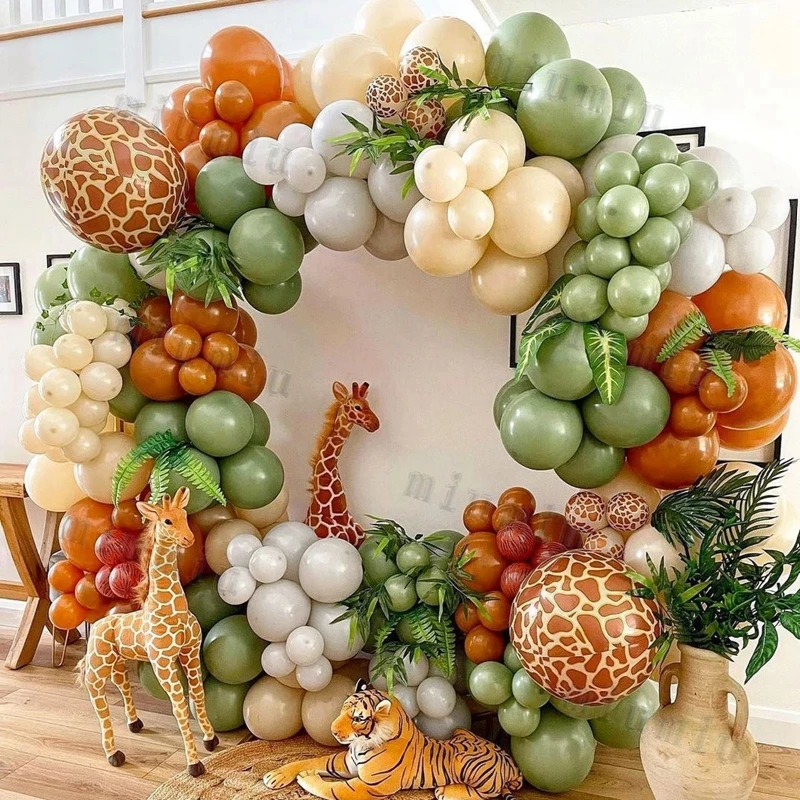 Jungle Safari Green Balloon Ga - Wedding Day Supply Kit ulasan dan harga