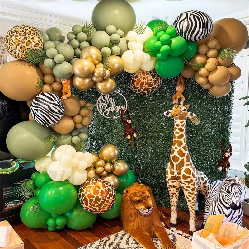 Jungle Safari Green Balloon Ga - Wedding Day Supply Kit ulasan dan harga