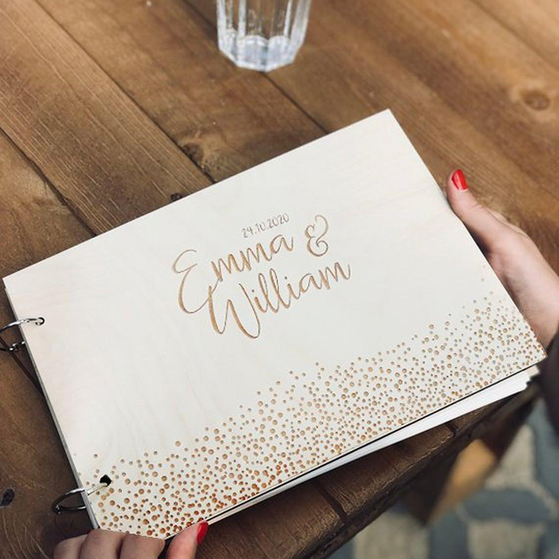Personalized Wedding Guestbook - Personalized Guest Book ulasan dan harga
