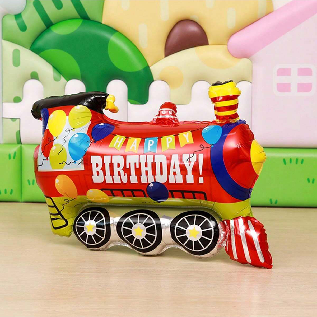 14pcs Train Balloon Kit for Bi - Wedding Supply Kit ulasan dan harga