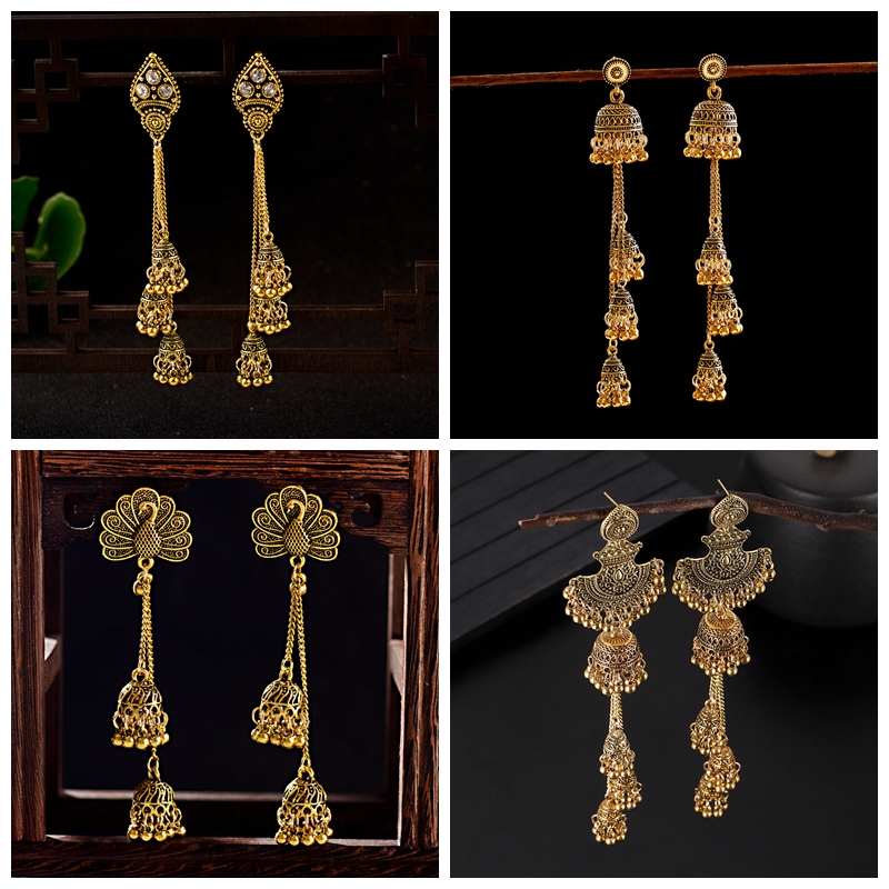 New Gold Color Bell Tassel Jhu - Indian Wedding Supply ulasan dan harga