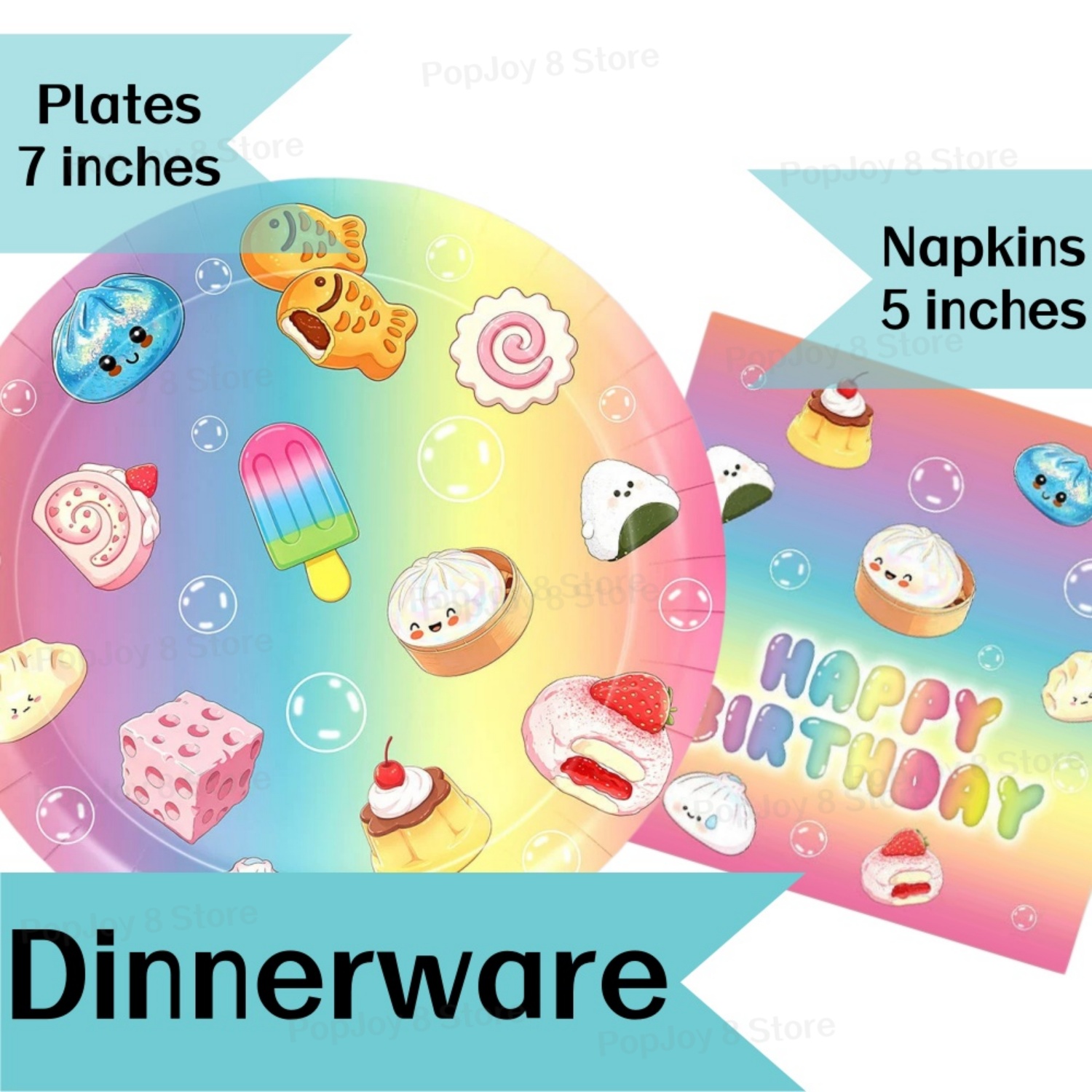 Colorful Dumpling Birthday Dec - Wedding Supply Kit ulasan dan harga