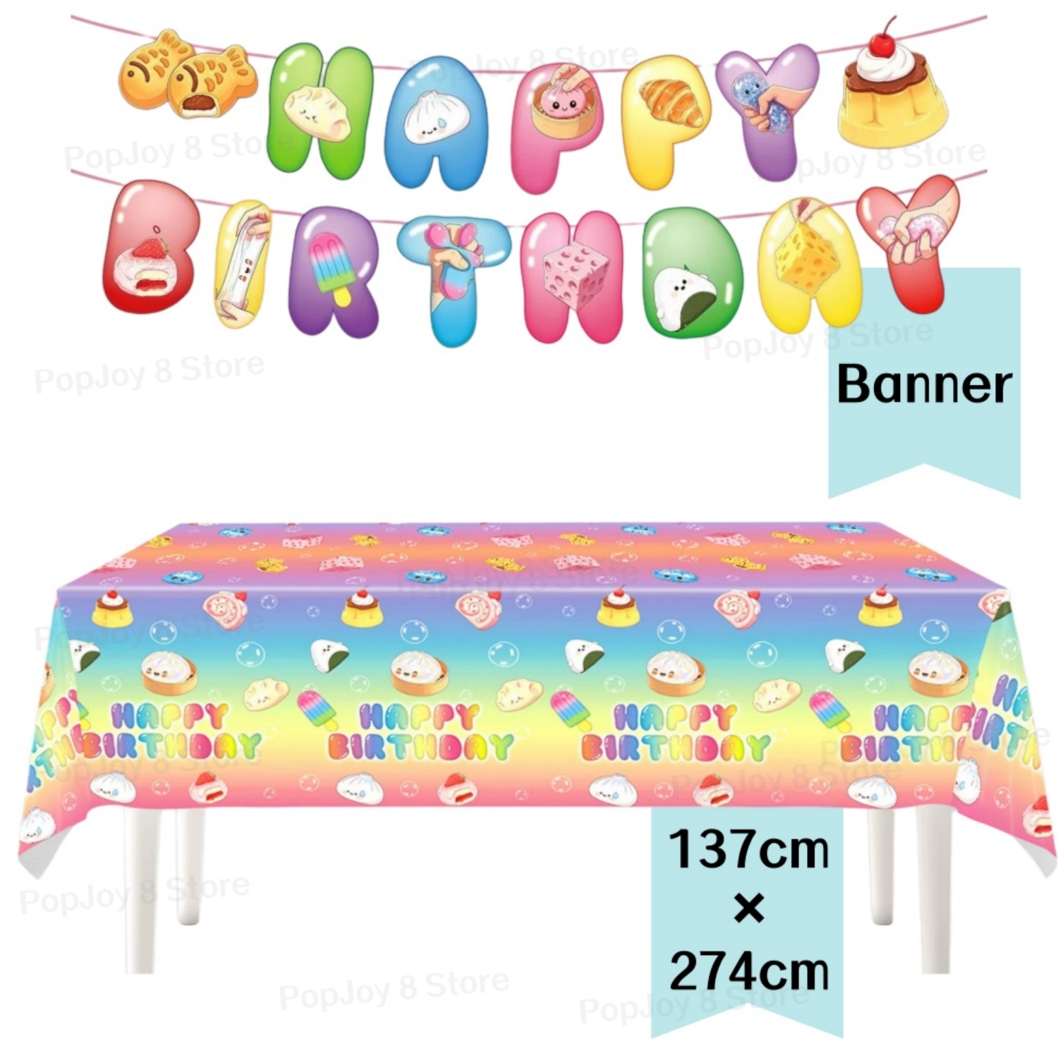 Colorful Dumpling Birthday Dec - Wedding Supply Kit ulasan dan harga