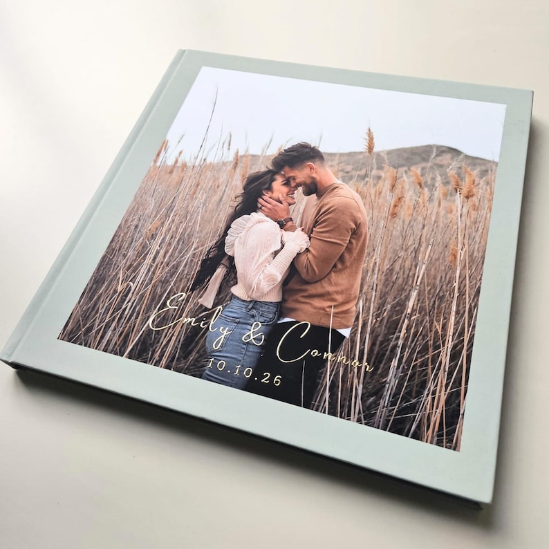 Custom Wedding Guest Book with - Personalized Guest Book ulasan dan harga