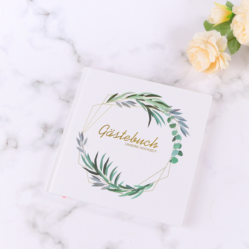 Custom Wedding Guest Book with - Personalized Guest Book ulasan dan harga