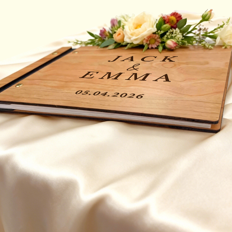 Personalized Wedding Guest Boo - Personalized Guest Book ulasan dan harga