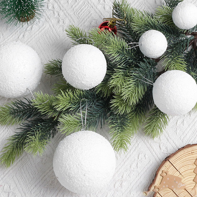 4/6/8CM White Foam Balls Chris - Wedding Supply Kit ulasan dan harga