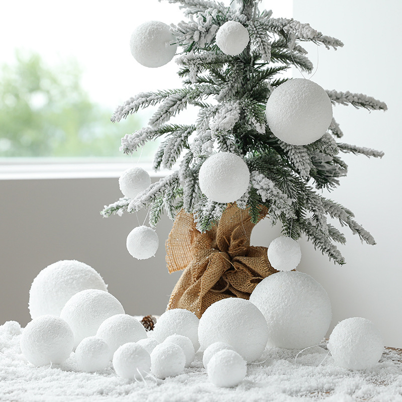 4/6/8CM White Foam Balls Chris - Wedding Supply Kit ulasan dan harga
