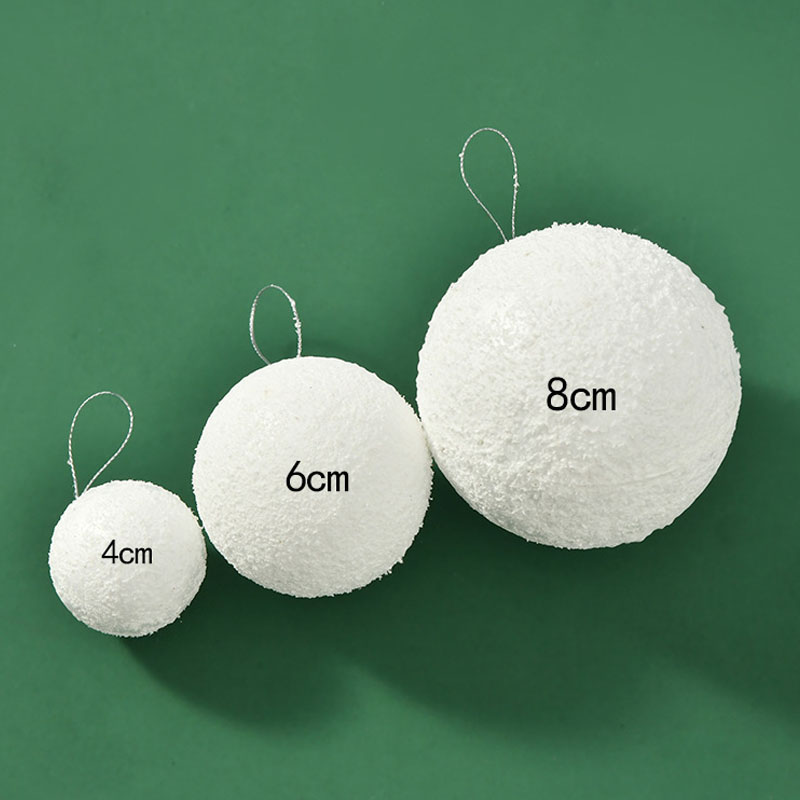 4/6/8CM White Foam Balls Chris - Wedding Supply Kit ulasan dan harga