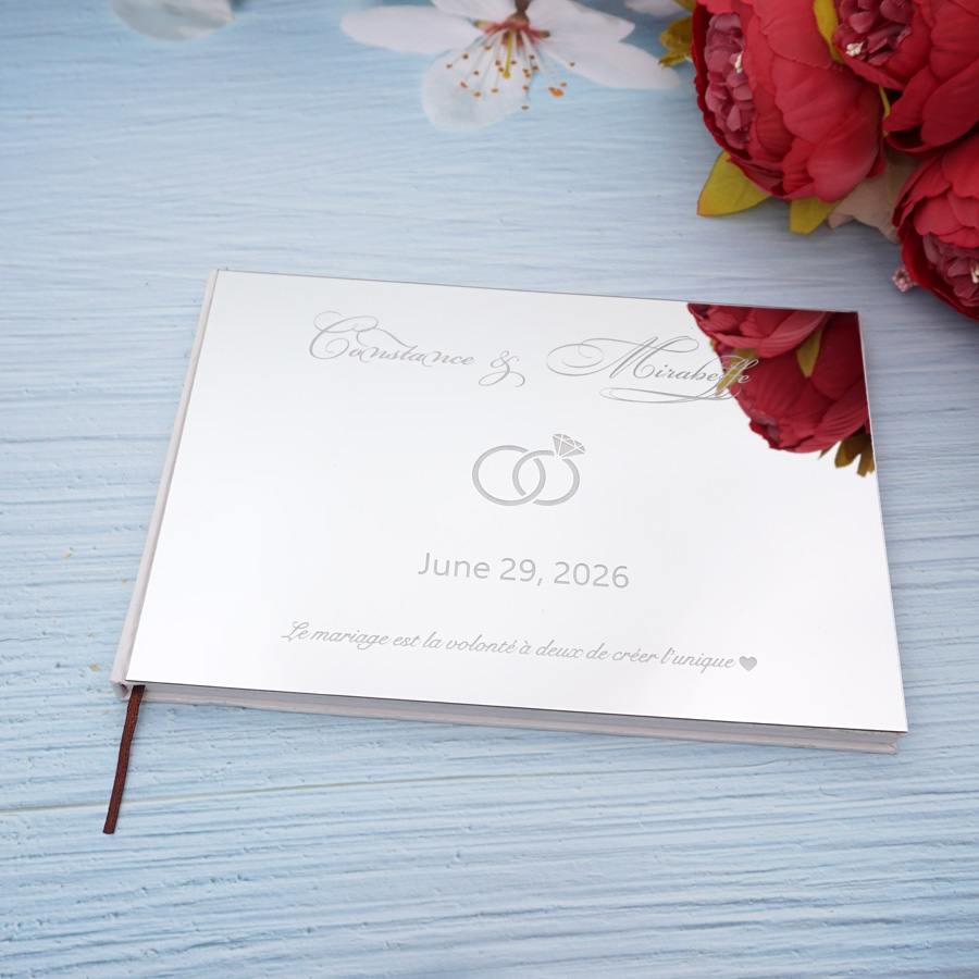Personalized Wedding Custom Si - Personalized Guest Book ulasan dan harga