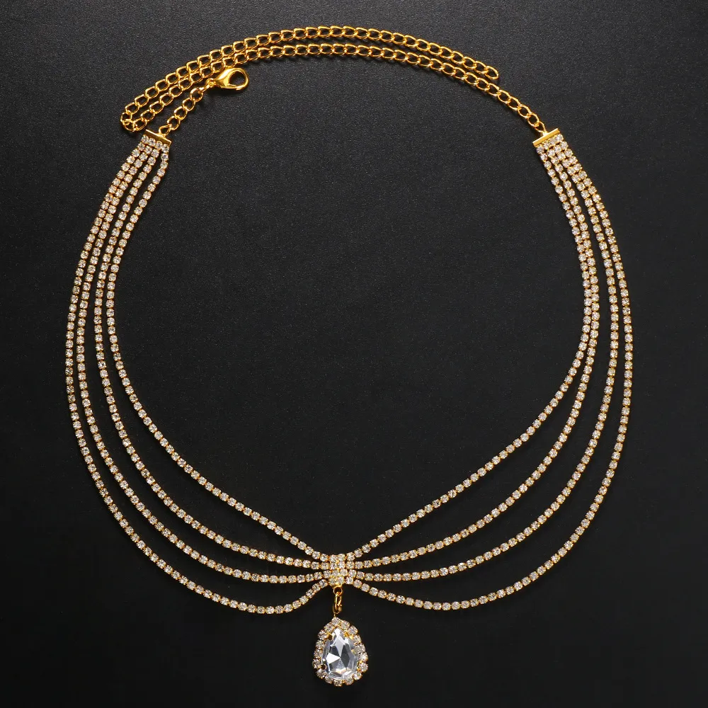 XSBODY Boho Bridal Rhinestone  - Indian Wedding Supply ulasan dan harga