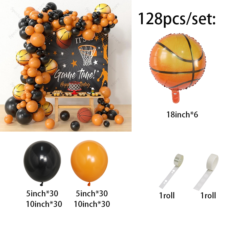 1Set Basketball Foil Balloon G - Wedding Supply Kit ulasan dan harga