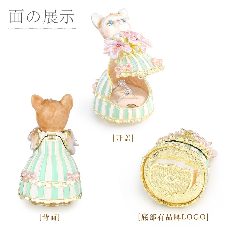 Jewelry Box Enamel Color Creat - Wedding Lulu ulasan dan harga