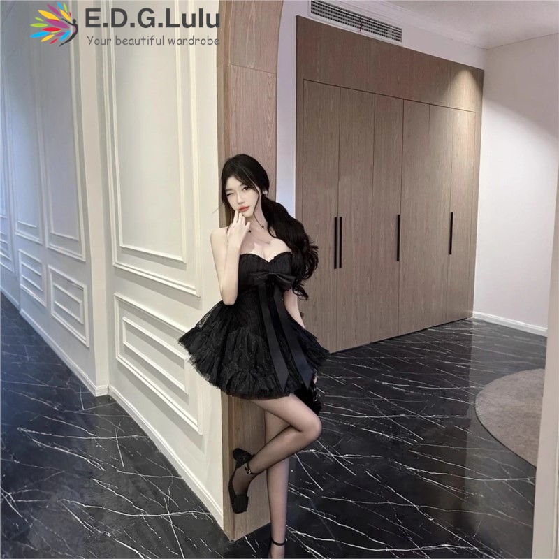 EDGLuLu Strapless Bow Elegant  - Wedding Lulu ulasan dan harga